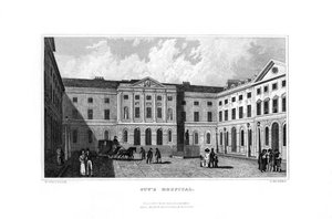 Hospital de Guy, Southwark, Londres, 1829 de J. Rogers