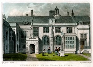 Salón de Pensionistas, Charterhouse, Londres, 1830