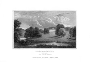 Pepper Harrow Park, cerca de Guildford, Surrey, 1829 de J. Rogers