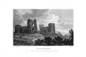 Castillo de Pevensey, Pevensey, East Sussex, 1829