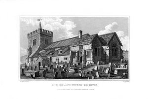 Iglesia de San Nicolás, Brighton, East Sussex, 1829