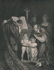 El matrimonio de Ricardo Duque de York. Hermano de Eduardo V., 1478, 1821, mediados del siglo XIX