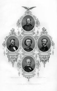 Almirantes de la Guerra Civil de la Unión Winslow, Goldsborough, Du Pont, Dahlgren y Stringham, 1862-1867
