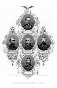Generales de la Unión de la Guerra Civil de los departamentos del este, 1862-1867