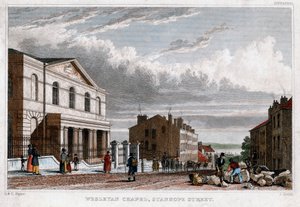 Capilla Wesleyana, Stanhope Street, Londres, 1830