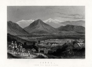 Cabul, desde el Bala Hissar, 1883 de J. Stephenson