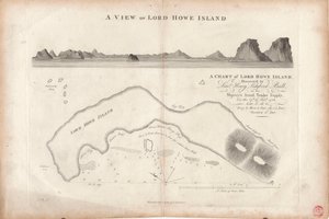 Carta de la isla de Lord Howe