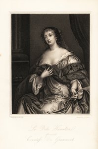 Elizabeth Hamilton, La Belle Hamilton, luego Condesa de Grammont, esposa de Philibert de Grammont, una de las Bellezas de Windsor de J. Thomson