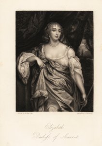 Retrato de Lady Elizabeth Seymour, Duquesa de Somerset, anteriormente Elizabeth Percy, heredera y amiga de la Reina Ana de J. Thomson