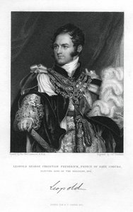 Príncipe Leopoldo de Sajonia-Coburgo-Saalfeld, 1831 de J. Thomson