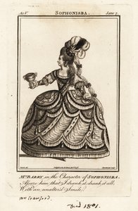 La señora Ann Barry en el personaje de Sophonisba en Sophonisba de James Thomsons