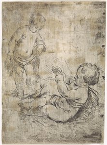 niños jugando de J. Vermeulen
