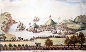 Vista de Ilfracombe, Devon, 1842 de J Walters