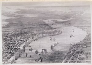 Vista aérea de Nueva Orleans, de 