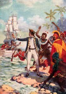 Muerte del capitán Cook, Hawai en 1779 de J. Williamson