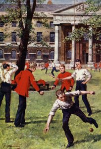 Niños soldados jugando de J. Williamson