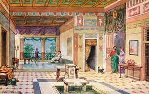 El Imperio Romano: casa romana (imprimir)