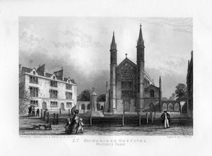 Hospital de Santa Catalina, Regents Park, Londres, siglo XIX de J. Woods