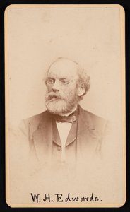 Retrato de William Henry Edwards 1822-1909, circa 1870s-1880s de J and W Vincent