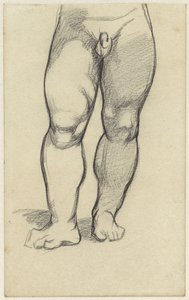Parte inferior del cuerpo de un niño desnudo