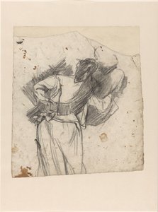 Dos figuras de pie, abrazadas, vistas desde atrás de Jac van Looij