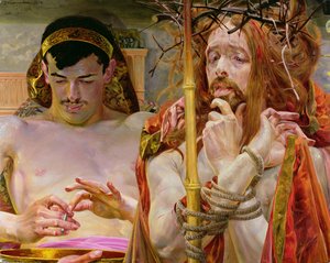 Cristo con Pilatos de Jacek Malczewski