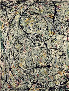 Caminos ondulados de Jackson Pollock