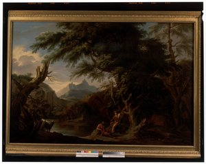 Un par de paisajes de Jacob Philippe Hackert