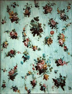 Decoración de flores y uvas de Jacob Ber
