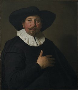 Retrato de un hombre, c.1638 de Jacob Adriensz Backer