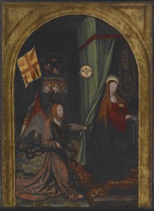Anunciación, c.1508 (óleo sobre madera) de Jacob Cornelisz van Oostsanen