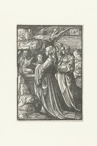 Las Tres Marías en la Tumba Vacía La pequeña pasión (título de la serie) de Jacob Cornelisz van Oostsanen