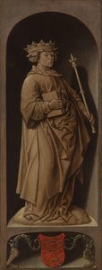 Holandés: San Adelberto de Egmond San Adalberto de Jacob Cornelisz van Oostsanen