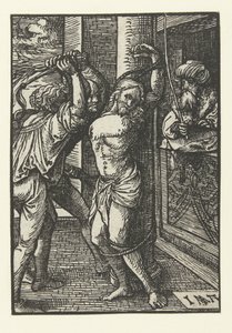 Azote de Cristo La pequeña pasión (título de la serie) de Jacob Cornelisz van Oostsanen
