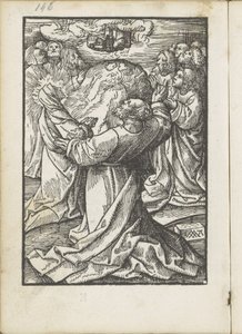 Día de la Ascensión La pequeña pasión (título de la serie) de Jacob Cornelisz van Oostsanen