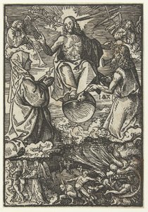 el juicio final La pequeña pasión (título de la serie) de Jacob Cornelisz van Oostsanen