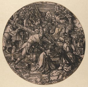 llevando la cruz The Round Passion (título de la serie) de Jacob Cornelisz van Oostsanen