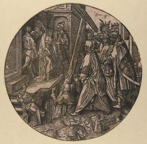 Pilato muestra a Cristo al pueblo (Ecce Homo) The Round Passion (título de la serie)