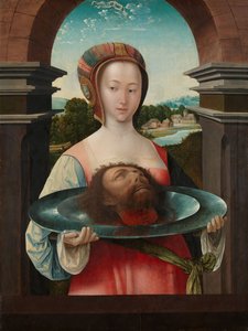 Salomé con la cabeza de Juan el Bautista de Jacob Cornelisz van Oostsanen