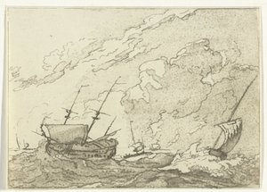 Barcos en una tormenta