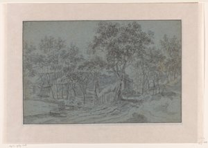Casa de campo entre árboles de Jacob Esselens