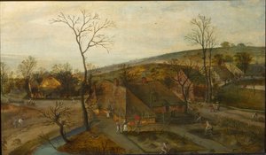 Las cuatro estaciones: primavera, 1577 de Jacob Grimmer