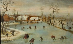 Las cuatro estaciones: Invierno, 1577 de Jacob Grimmer