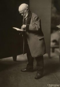 Menzel dibujando / Foto 1904 de Jacob Hilsdorf