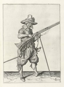 Mosquetero en guardia, c.1600