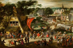 Feria en el día de San Sebastián de Jacob I Savery