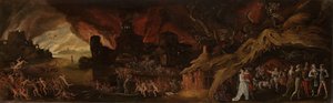 El juicio final y los siete pecados capitales de Jacob Isaacsz. van Swanenburg