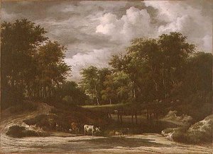 Paisaje boscoso de Jacob van Ruisdael