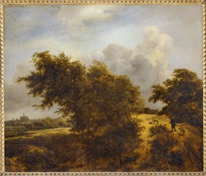 Sendero en las dunas de Haarlem o Le Buisson ...