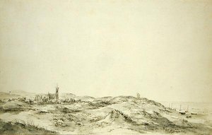 Las dunas en Wijk aan Zee de Jacob van Ruisdael